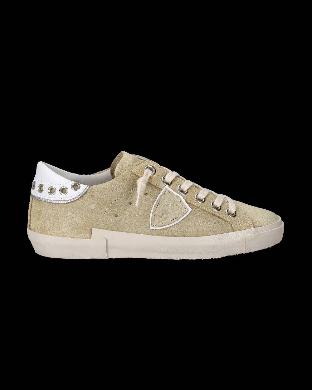 Philippe Model Sneakers Prsx Da Donna Beige In Pelle Scamosciata