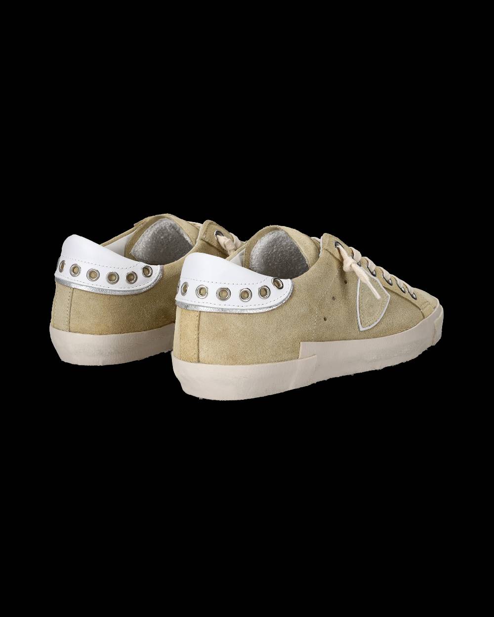 Philippe Model Sneakers Prsx Da Donna Beige In Pelle Scamosciata