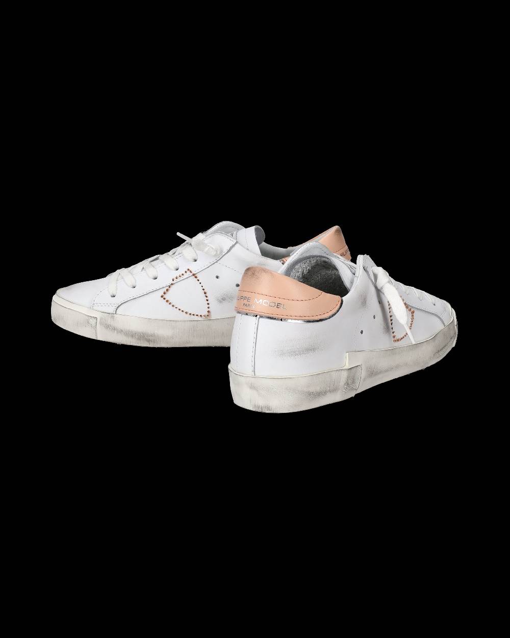 Philippe Model Sneakers Prsx Da Donna Bianche In Pelle In Pelle