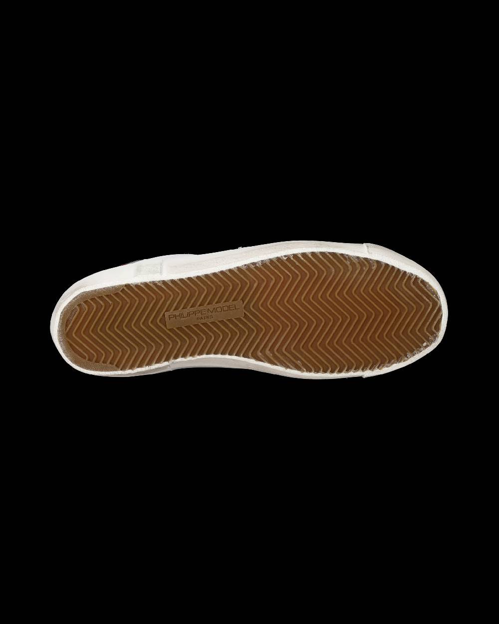 Philippe Model Sneakers Prsx Da Uomo Bianche E Bordeaux In Pelle Scamosciata