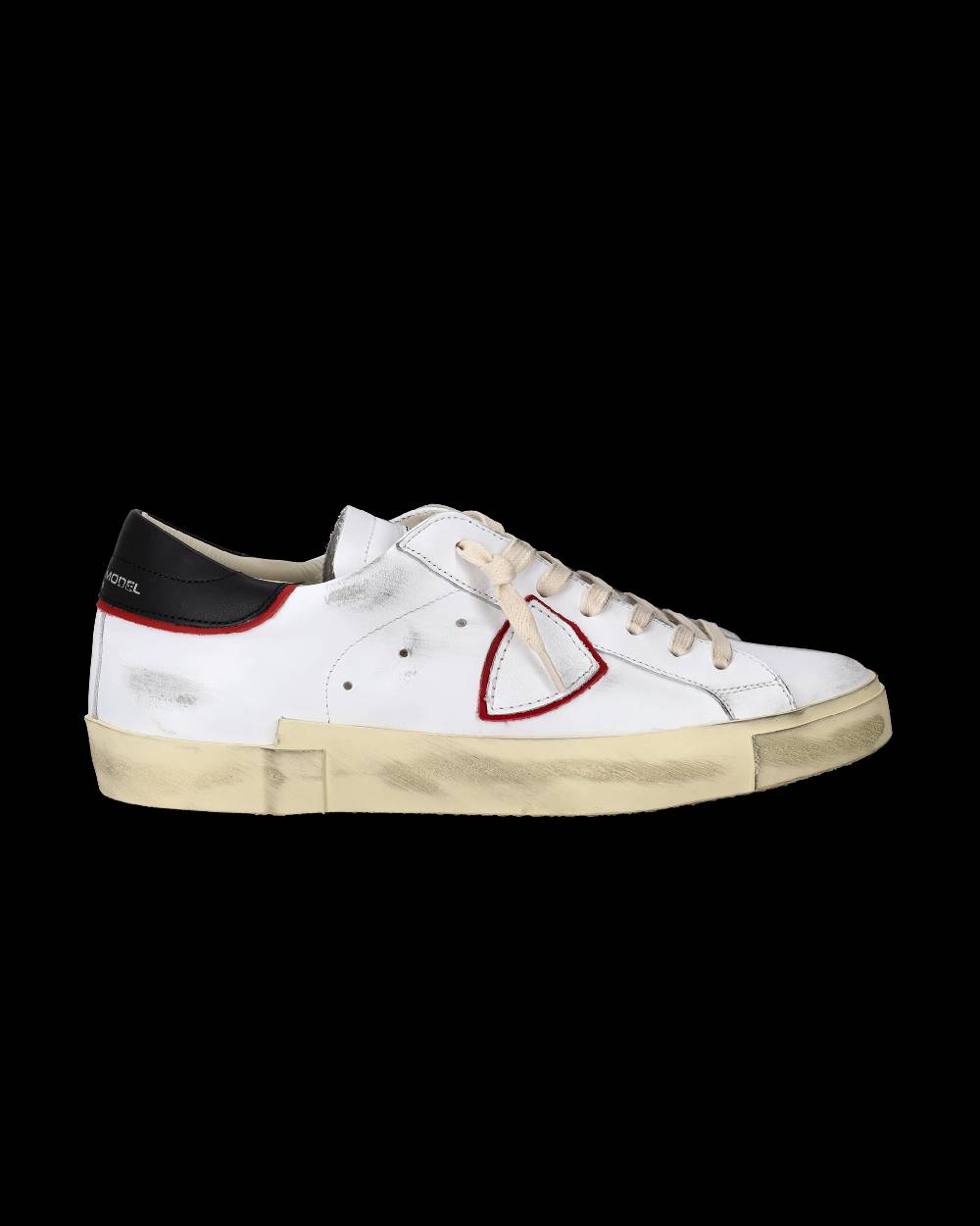 Philippe Model Sneakers Prsx Da Uomo Bianche E Rosse In Pelle