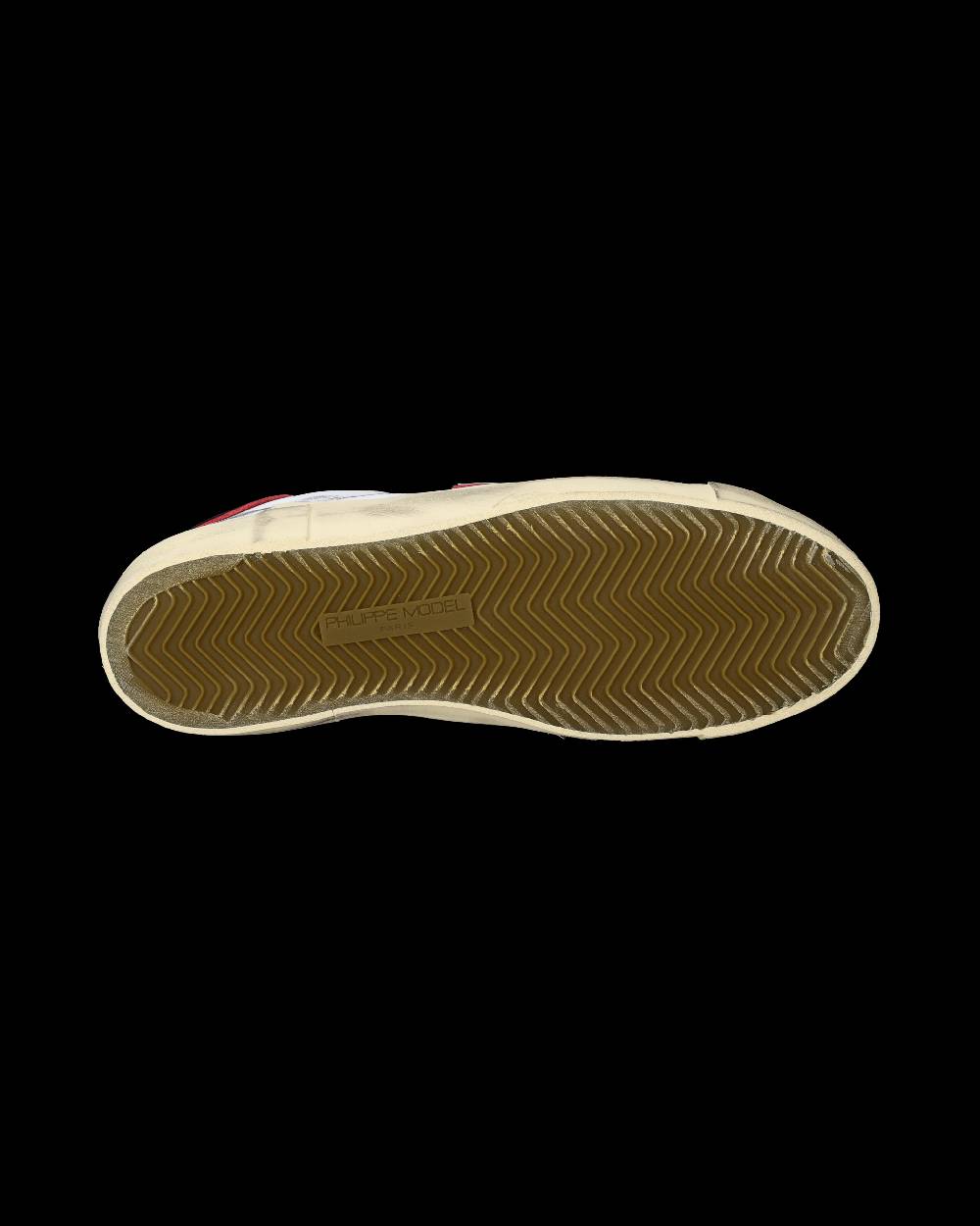 Philippe Model Sneakers Prsx Da Uomo Bianche E Rosse In Pelle