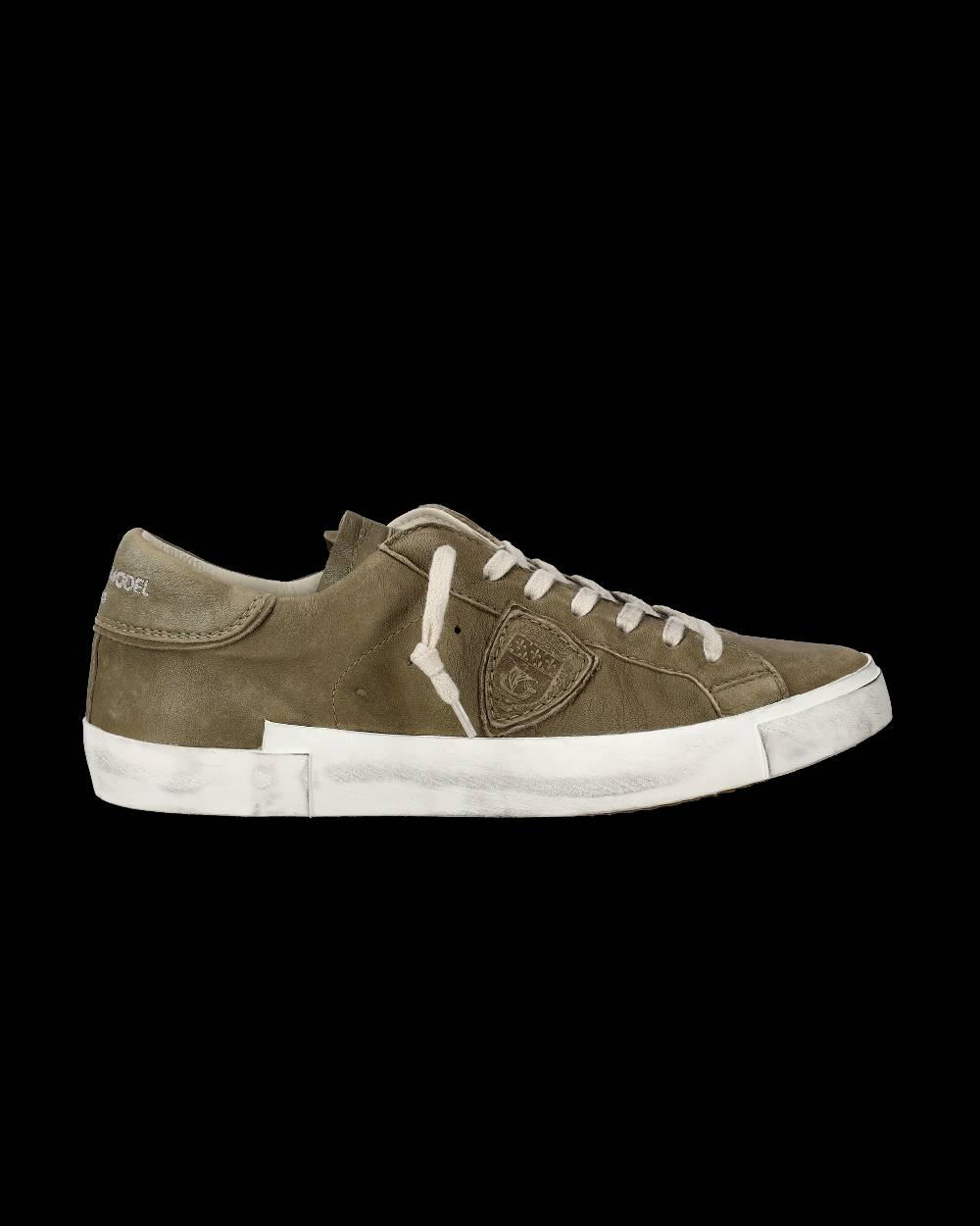 Philippe Model Sneakers Prsx Da Uomo Verde In Pelle Morbida