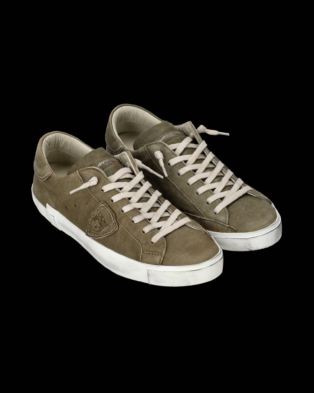 Philippe Model Sneakers Prsx da Uomo Verde in Pelle Morbida