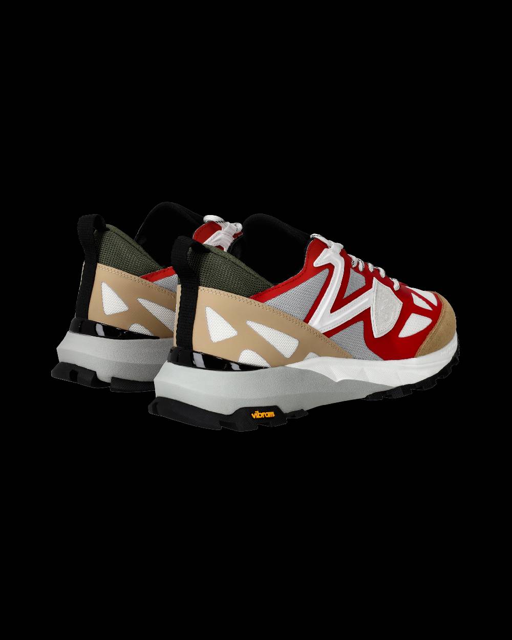 Philippe Model Sneakers Rocx Da Uomo Rosse In Tessuto Tecnico