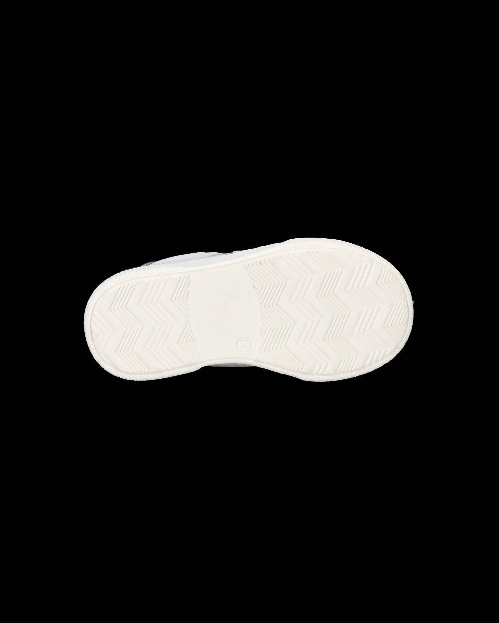 Philippe Model Sneakers Temple Basse Da Bambini Bianche E Oro In Pelle