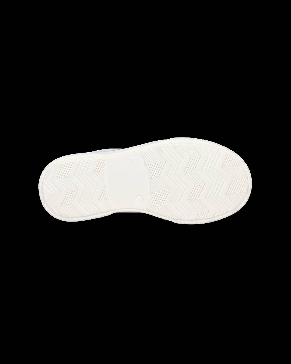 Philippe Model Sneakers Temple Da Bambini Bianche E Oro In Pelle