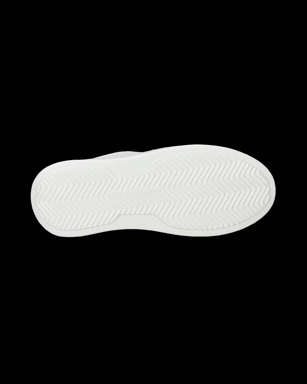 Philippe Model Sneakers Temple Da Donna Bianche E Rosa In Pelle