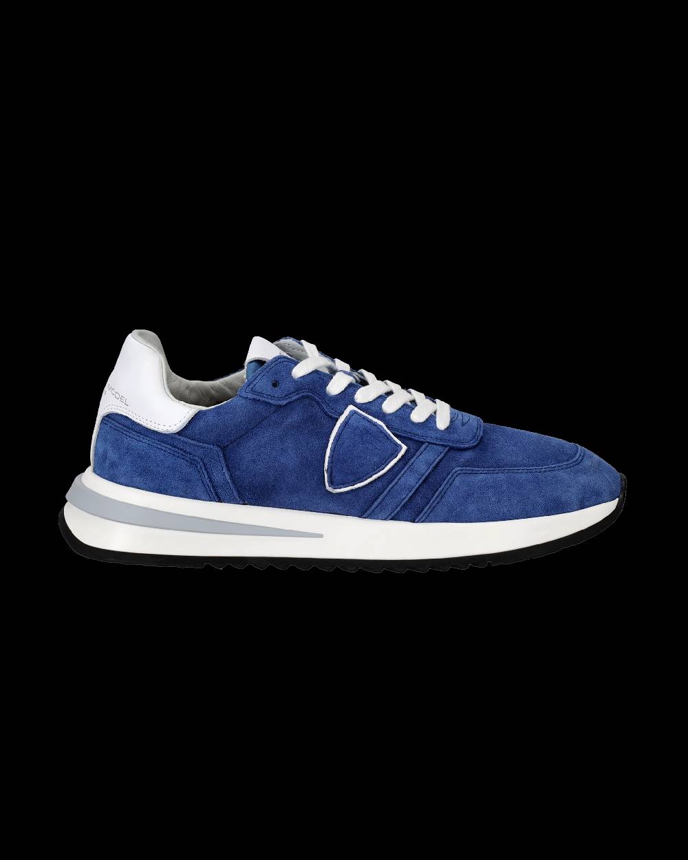 Philippe Model Sneakers Tropez 2.1 Blu Uomo In Pelle Scamosciata