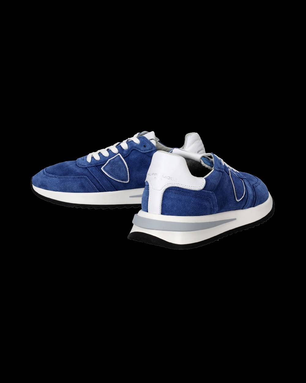 Philippe Model Sneakers Tropez 2.1 Blu Uomo In Pelle Scamosciata