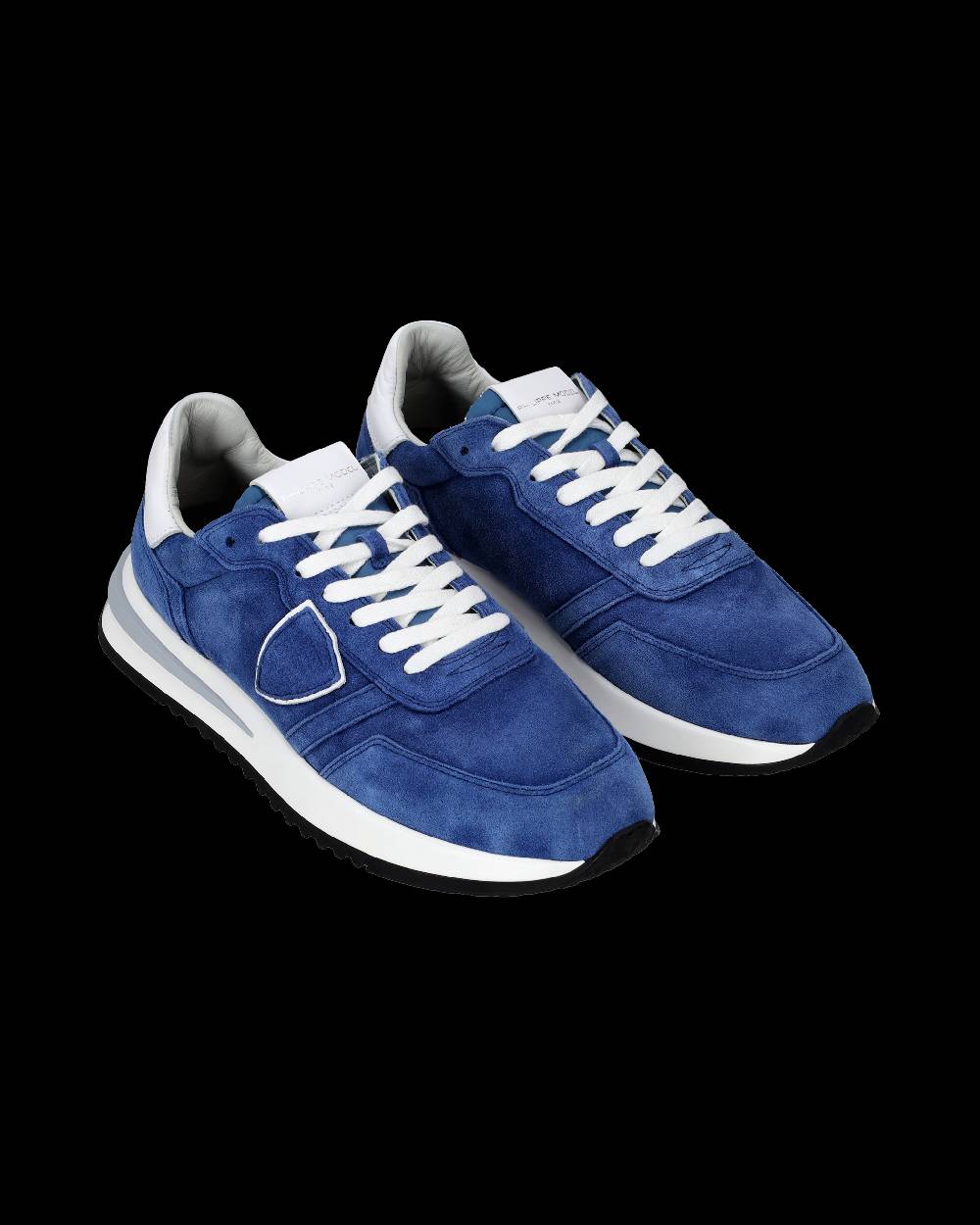Philippe Model Sneakers Tropez 2.1 Blu Uomo in Pelle Scamosciata
