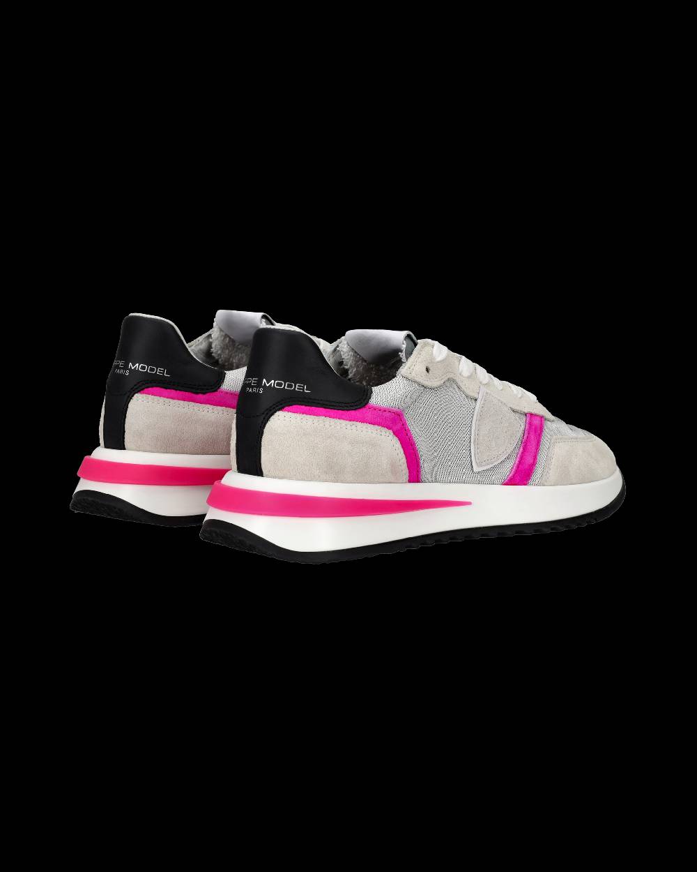 Philippe Model Sneakers Tropez 2.1 Da Donna Beige In Pelle Metal