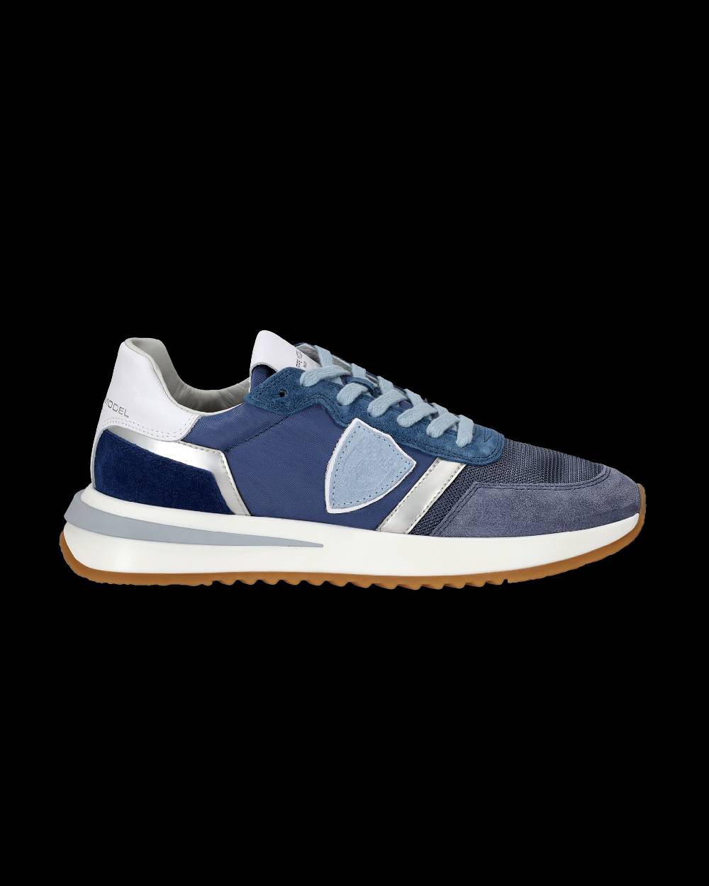 Philippe Model Sneakers Tropez 2.1 Da Donna Blu In Tessuto Tecnico