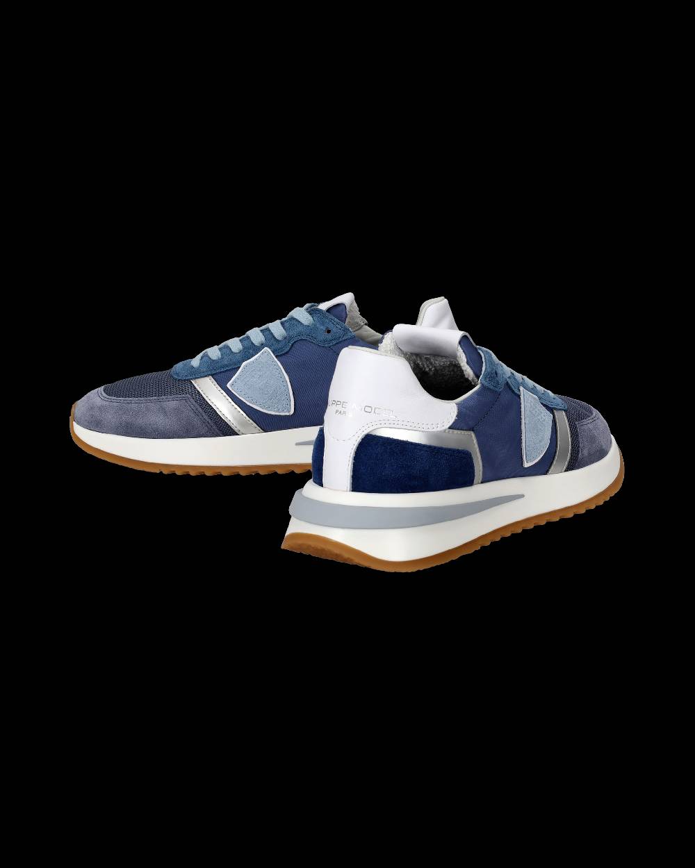Philippe Model Sneakers Tropez 2.1 Da Donna Blu In Tessuto Tecnico