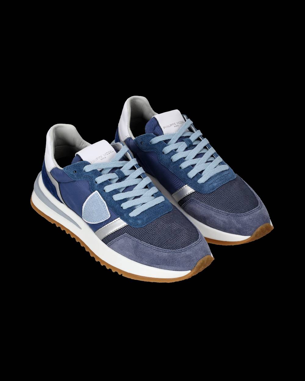 Philippe Model Sneakers Tropez 2.1 da Donna Blu in Tessuto Tecnico