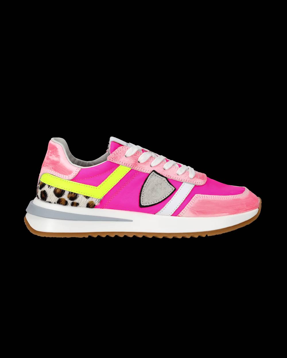 Philippe Model Sneakers Tropez 2.1 Da Donna Fucsia In Tessuto Tecnico
