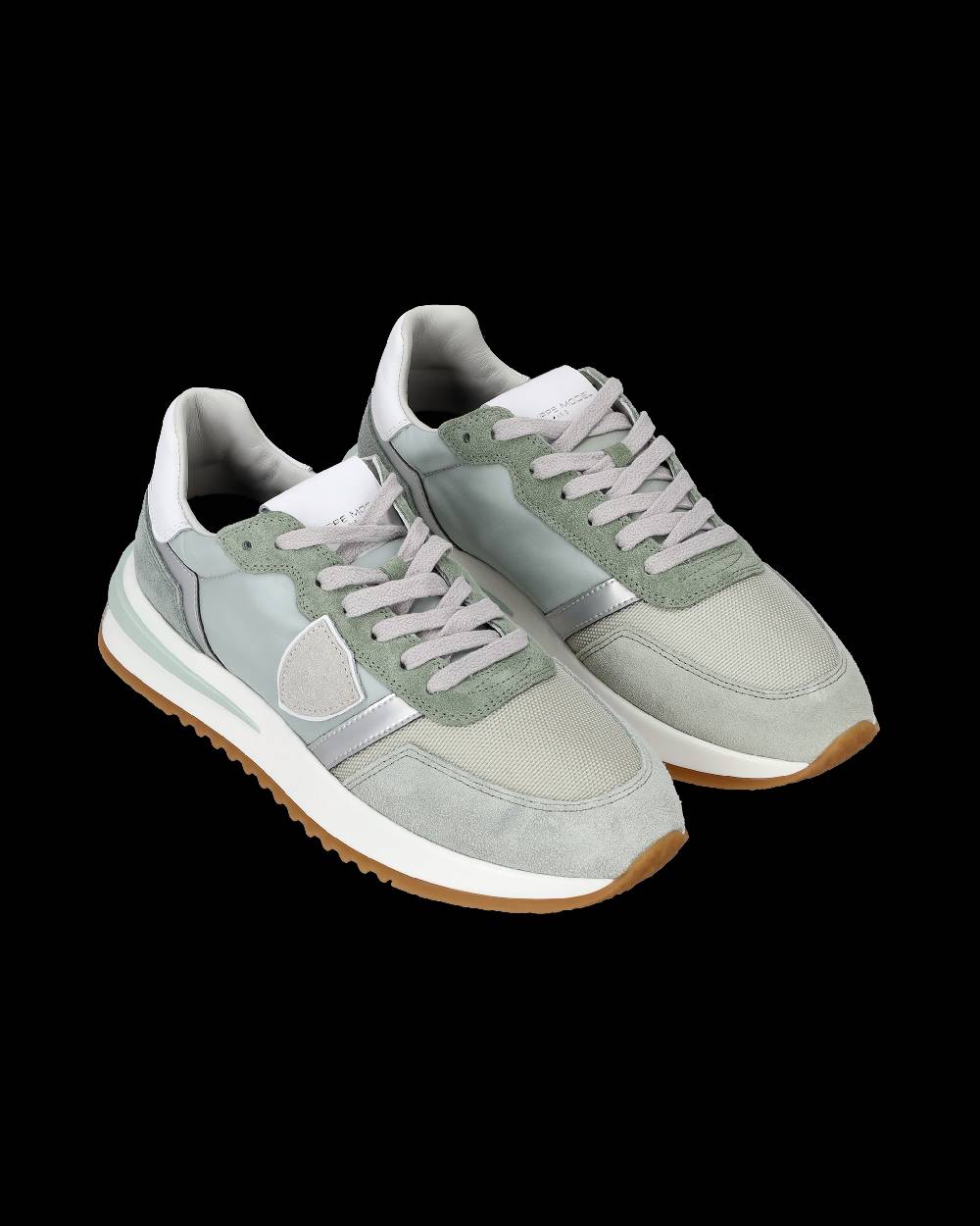 Philippe Model Sneakers Tropez 2.1 da Donna Verdi in Tessuto Tecnico