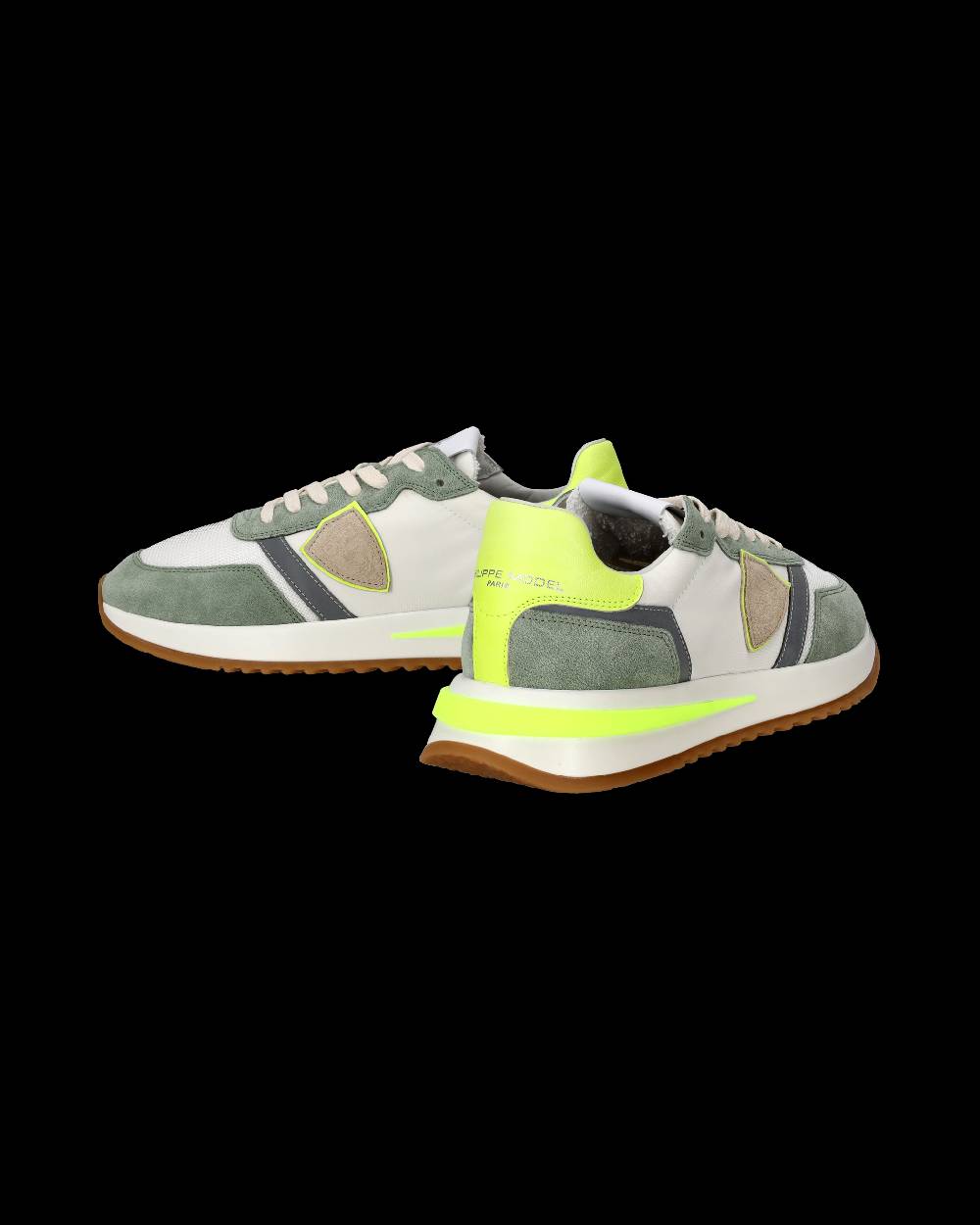 Philippe Model Sneakers Tropez 2.1 Da Uomo Bianche E Gialle In Tessuto Tecnico
