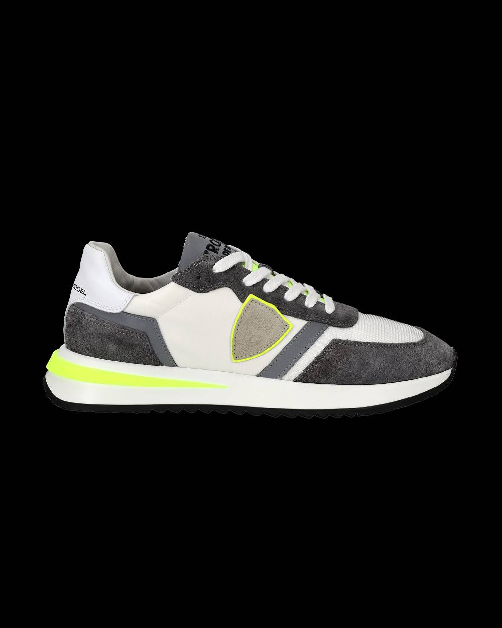 Philippe Model Sneakers Tropez 2.1 Da Uomo Bianche E Grigie In Tessuto Tecnico