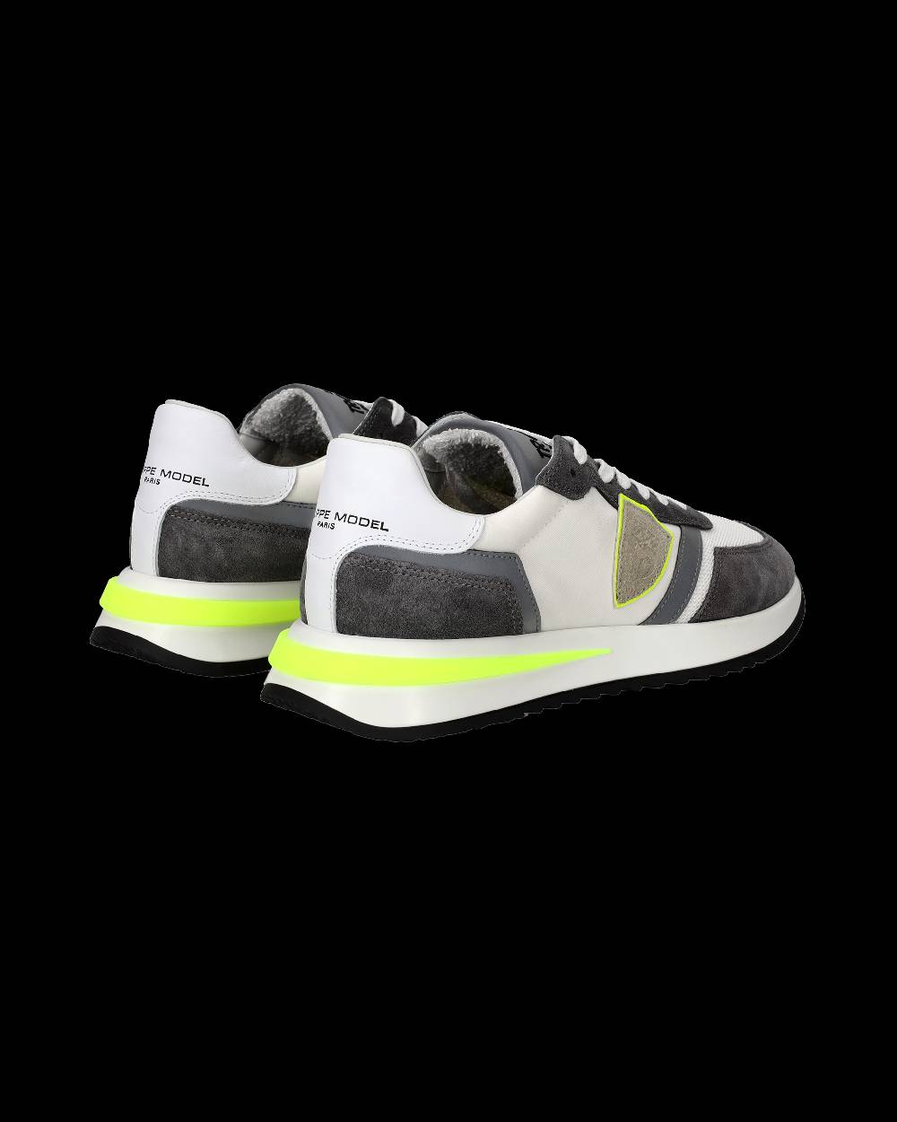 Philippe Model Sneakers Tropez 2.1 Da Uomo Bianche E Grigie In Tessuto Tecnico