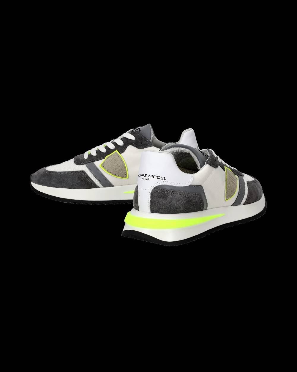 Philippe Model Sneakers Tropez 2.1 Da Uomo Bianche E Grigie In Tessuto Tecnico