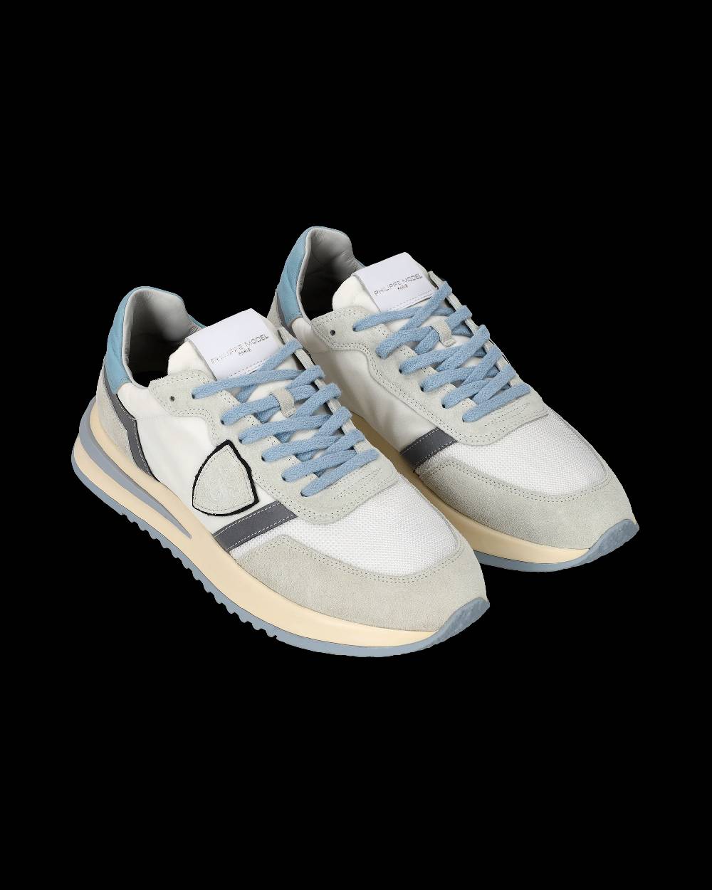 Philippe Model Sneakers Tropez 2.1 da Uomo Bianche in Tessuto Tecnico