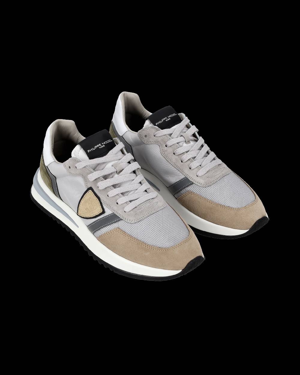 Philippe Model Sneakers Tropez 2.1 da Uomo Grigie in Tessuto Tecnico