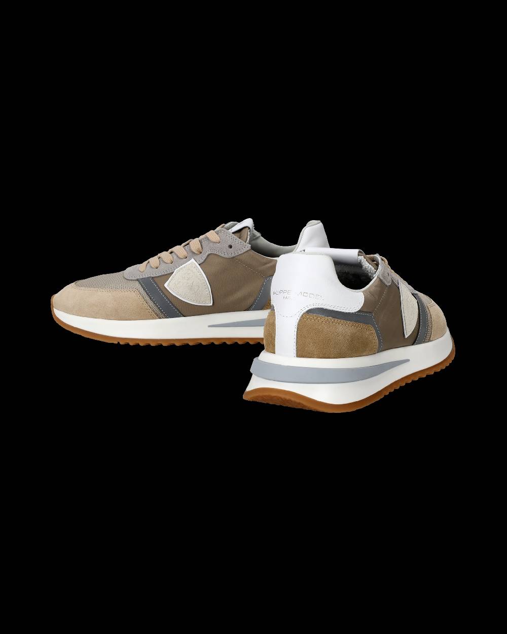 Philippe Model Sneakers Tropez 2.1 Da Uomo In Pelle E Nylon In Tessuto Tecnico