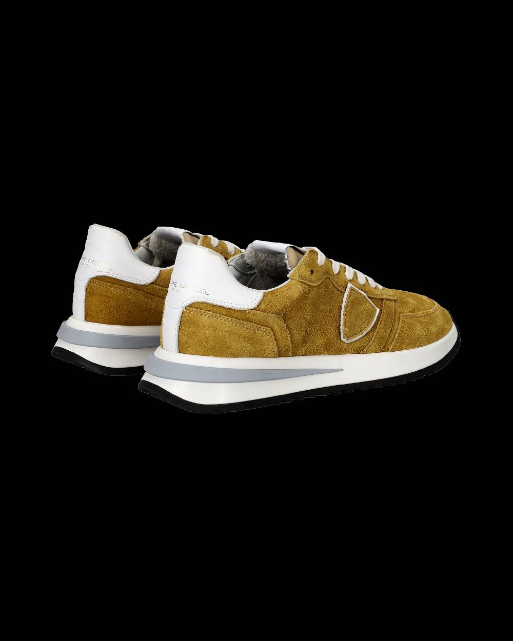 Philippe Model Sneakers Tropez 2.1 Da Uomo Senape In Pelle Scamosciata
