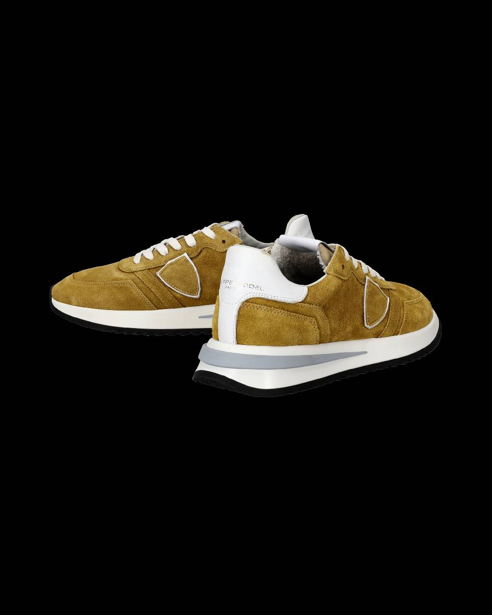 Philippe Model Sneakers Tropez 2.1 Da Uomo Senape In Pelle Scamosciata