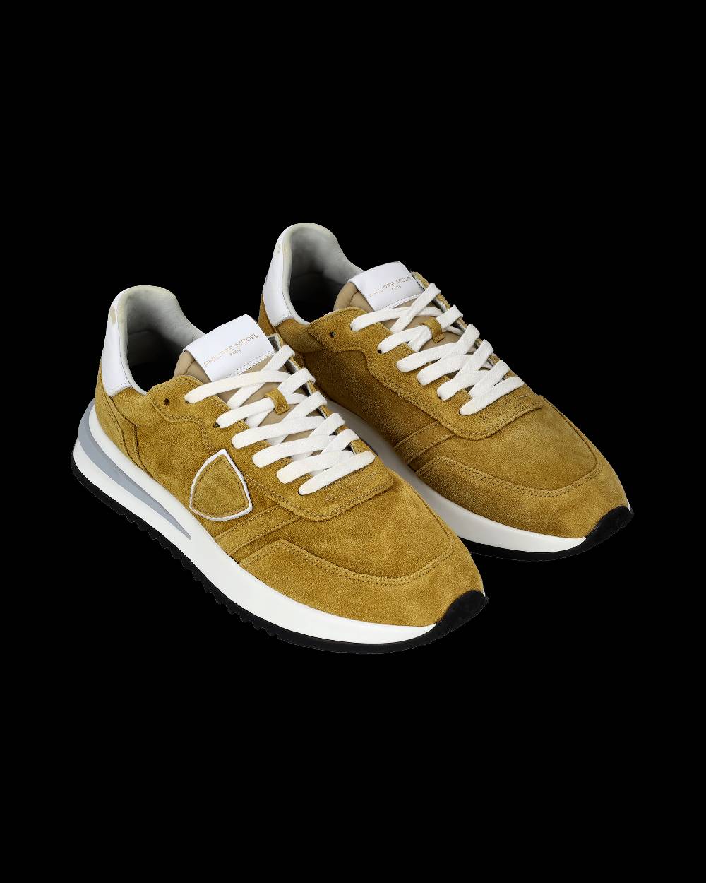 Philippe Model Sneakers Tropez 2.1 da Uomo Senape in Pelle Scamosciata