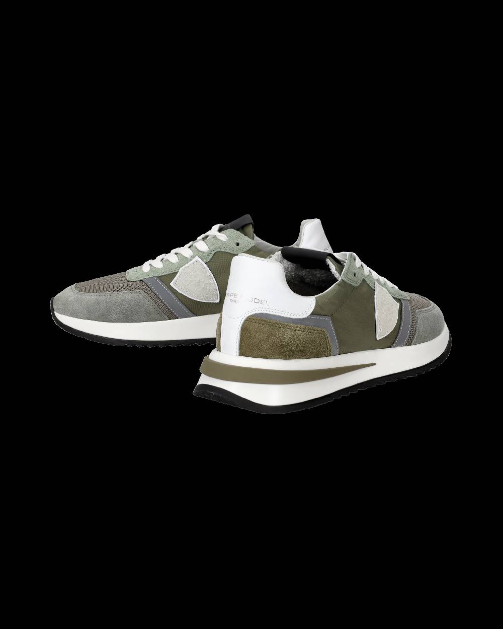 Philippe Model Sneakers Tropez 2.1 Da Uomo Verdi In Tessuto Tecnico