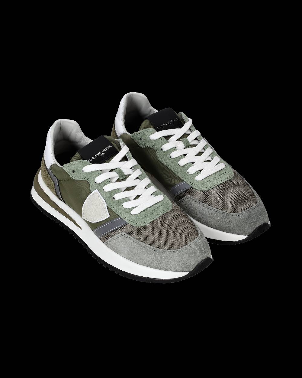 Philippe Model Sneakers Tropez 2.1 da Uomo Verdi in Tessuto Tecnico