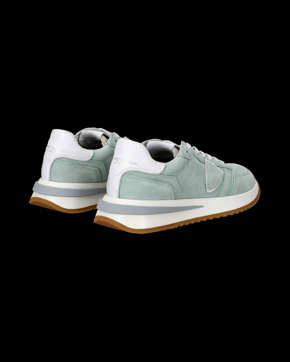 Philippe Model Sneakers Tropez 2.1 Verdi Da Donna In Pelle Scamosciata