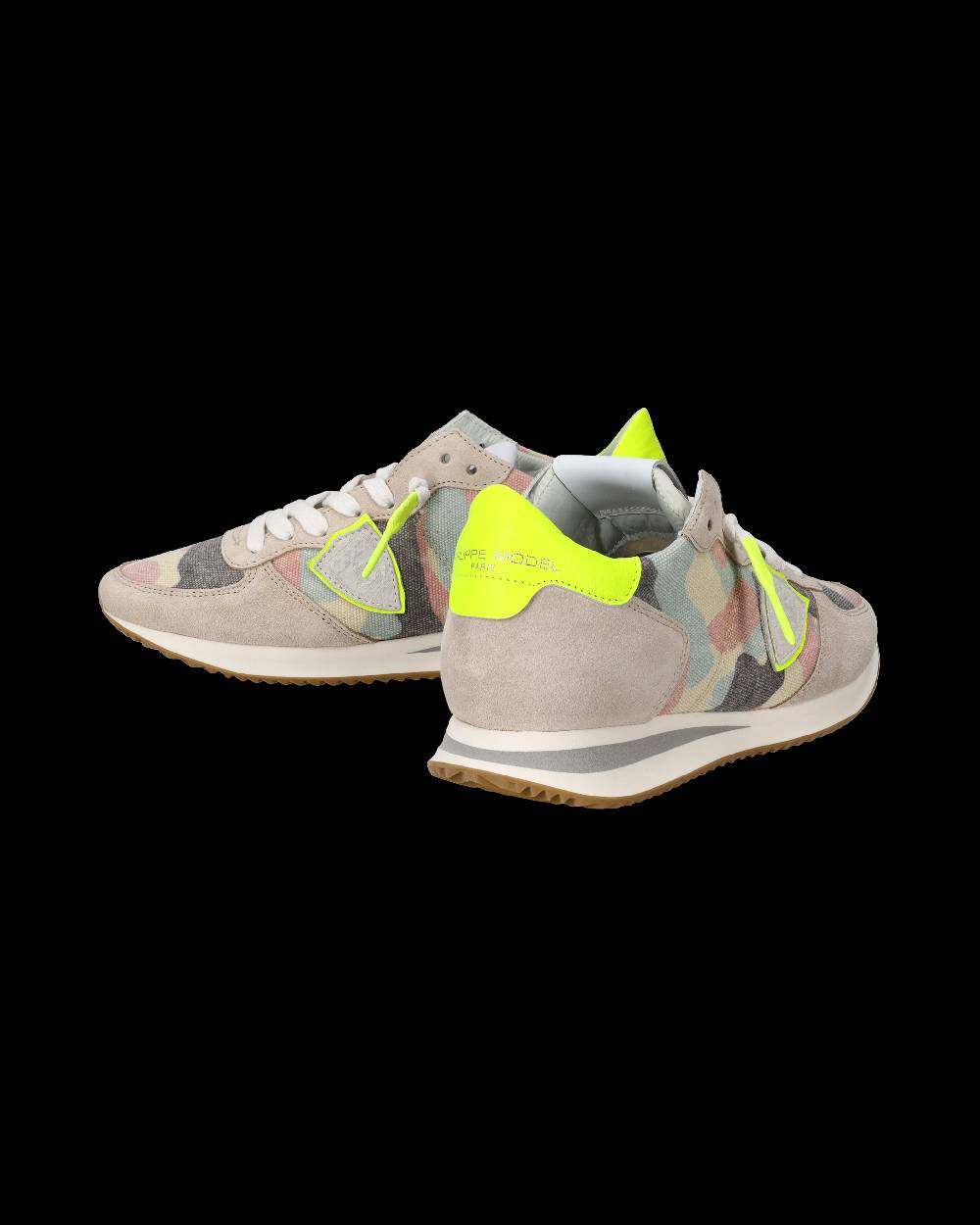 Philippe Model Sneakers Trpx Bianche Da Donna In Tessuto Tecnico