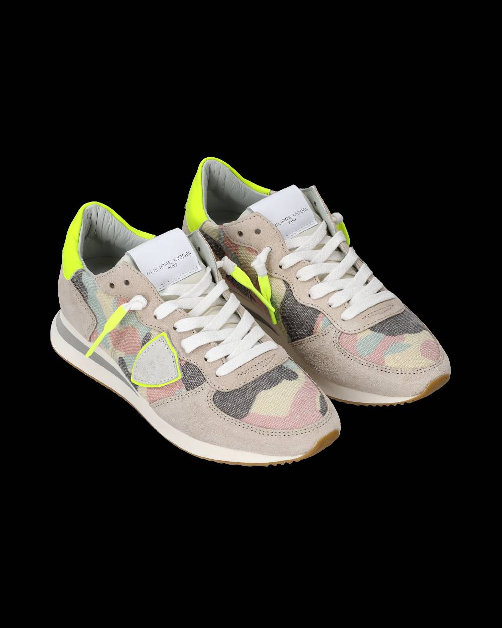 Philippe Model Sneakers Trpx Bianche da Donna in Tessuto Tecnico