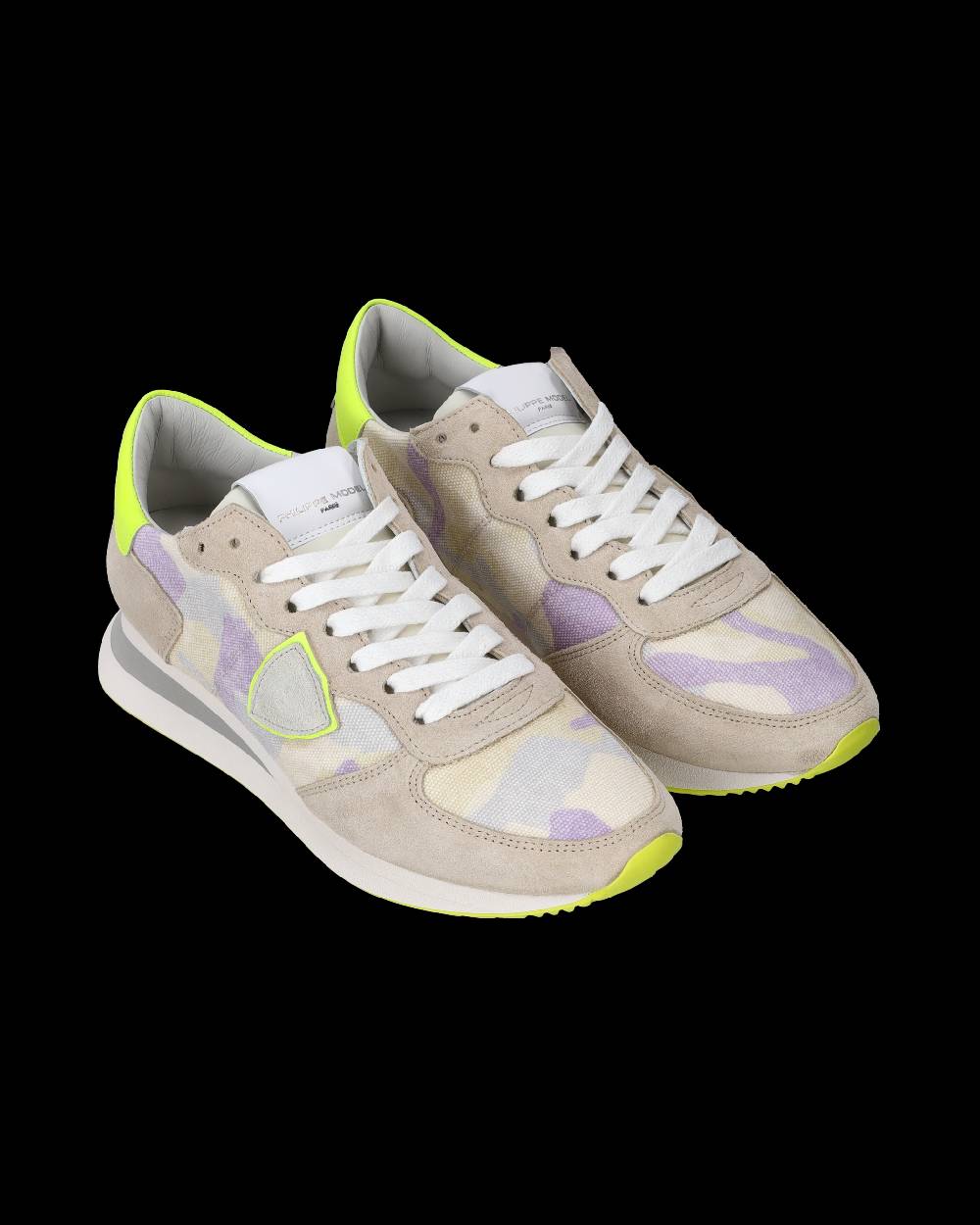 Philippe Model Sneakers Trpx da Donna Camouflage in Tessuto Tecnico