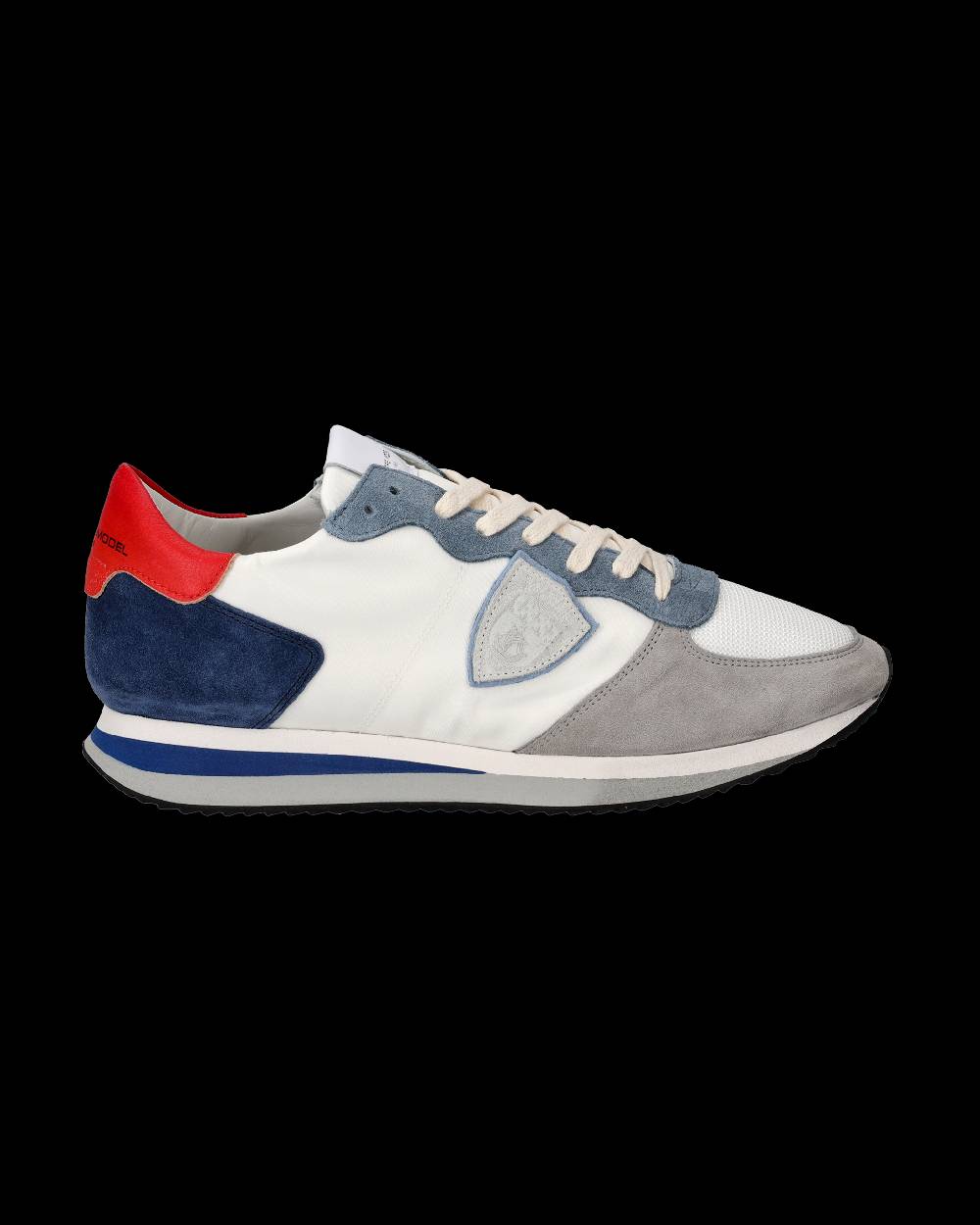 Philippe Model Sneakers Trpx Da Uomo Bianche E Denim In Tessuto Tecnico