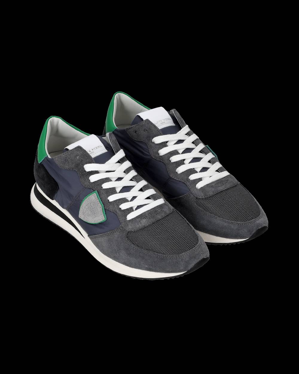 Philippe Model Sneakers Trpx da Uomo Grigie in Tessuto Tecnico