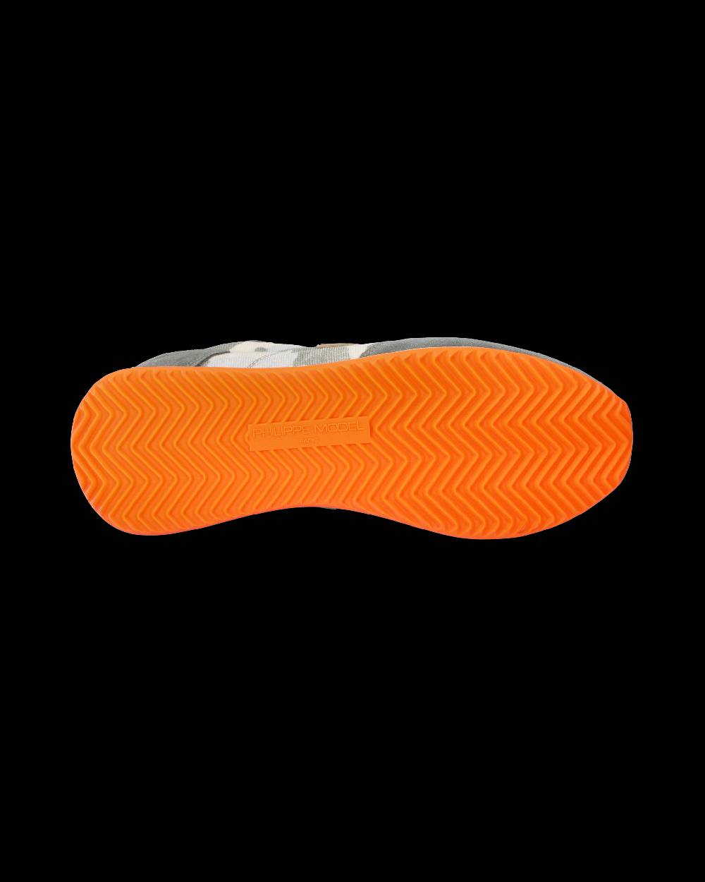 Philippe Model Sneakers Trpx Da Uomo Verdi E Arancioni In Tessuto Tecnico