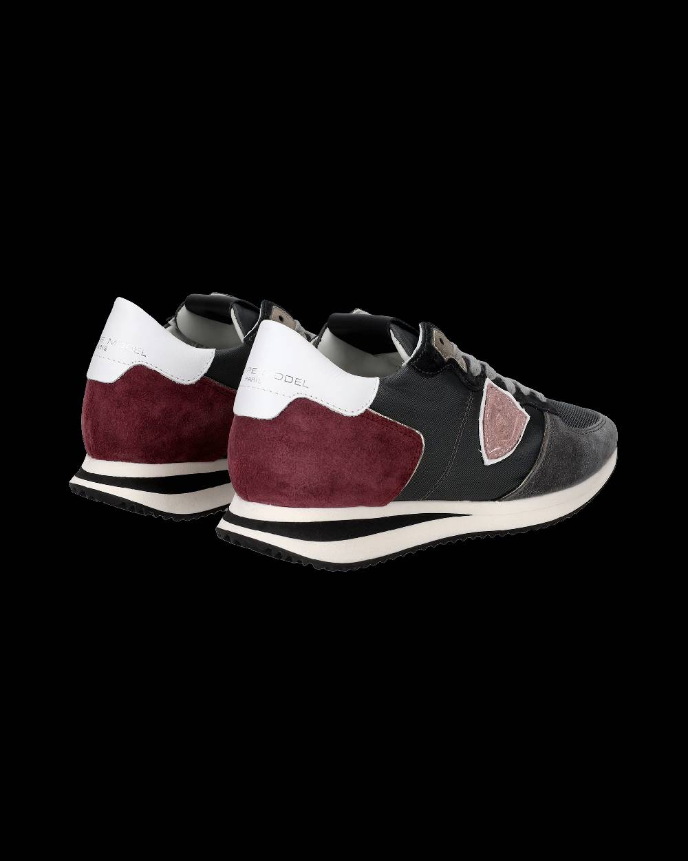 Philippe Model Sneakers Trpx Donna Nere In Tessuto Tecnico