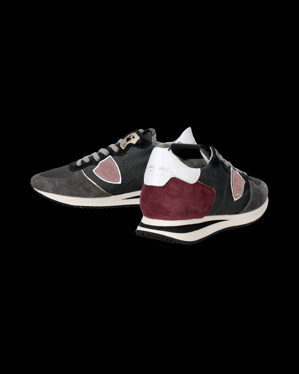 Philippe Model Sneakers Trpx Donna Nere In Tessuto Tecnico