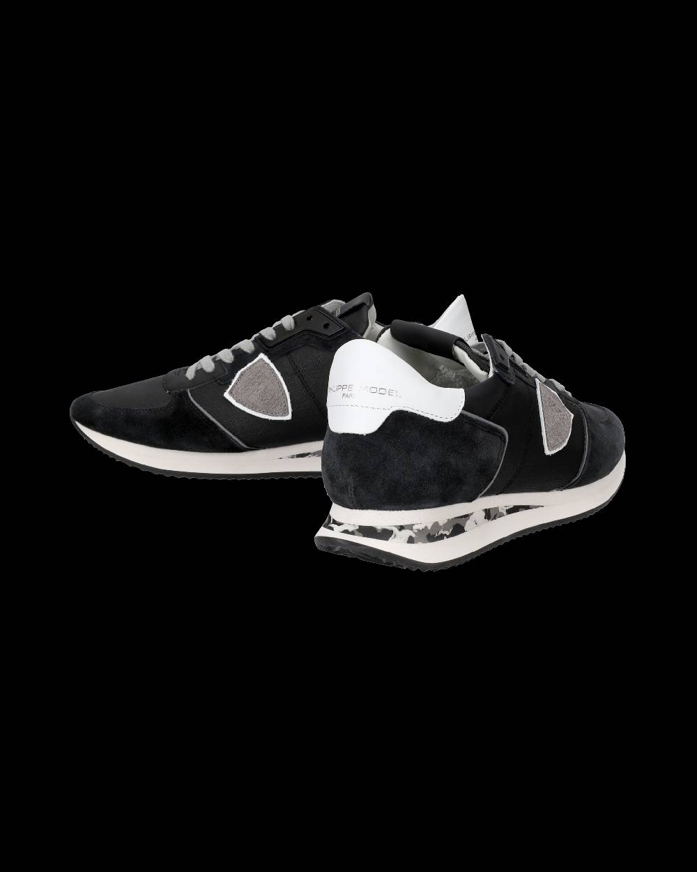 Philippe Model Sneakers Trpx Nere Da Uomo In Tessuto Tecnico