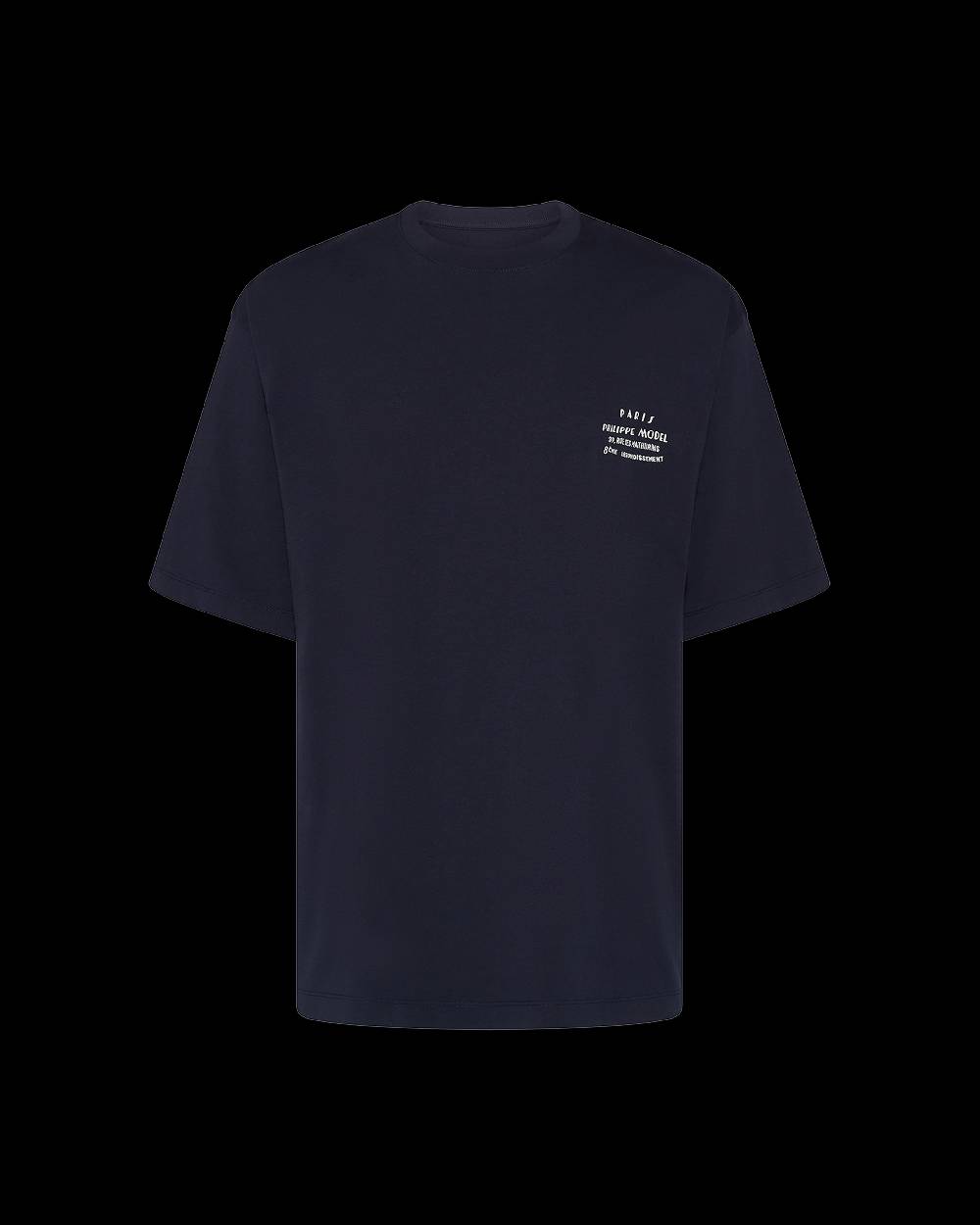 Philippe Model T-Shirt Maurice Da Uomo Blu In Jersey