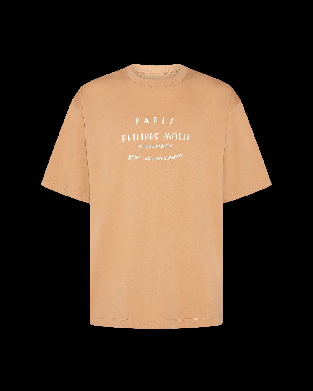 Philippe Model T-Shirt Maurice Da Uomo Marrone In Jersey