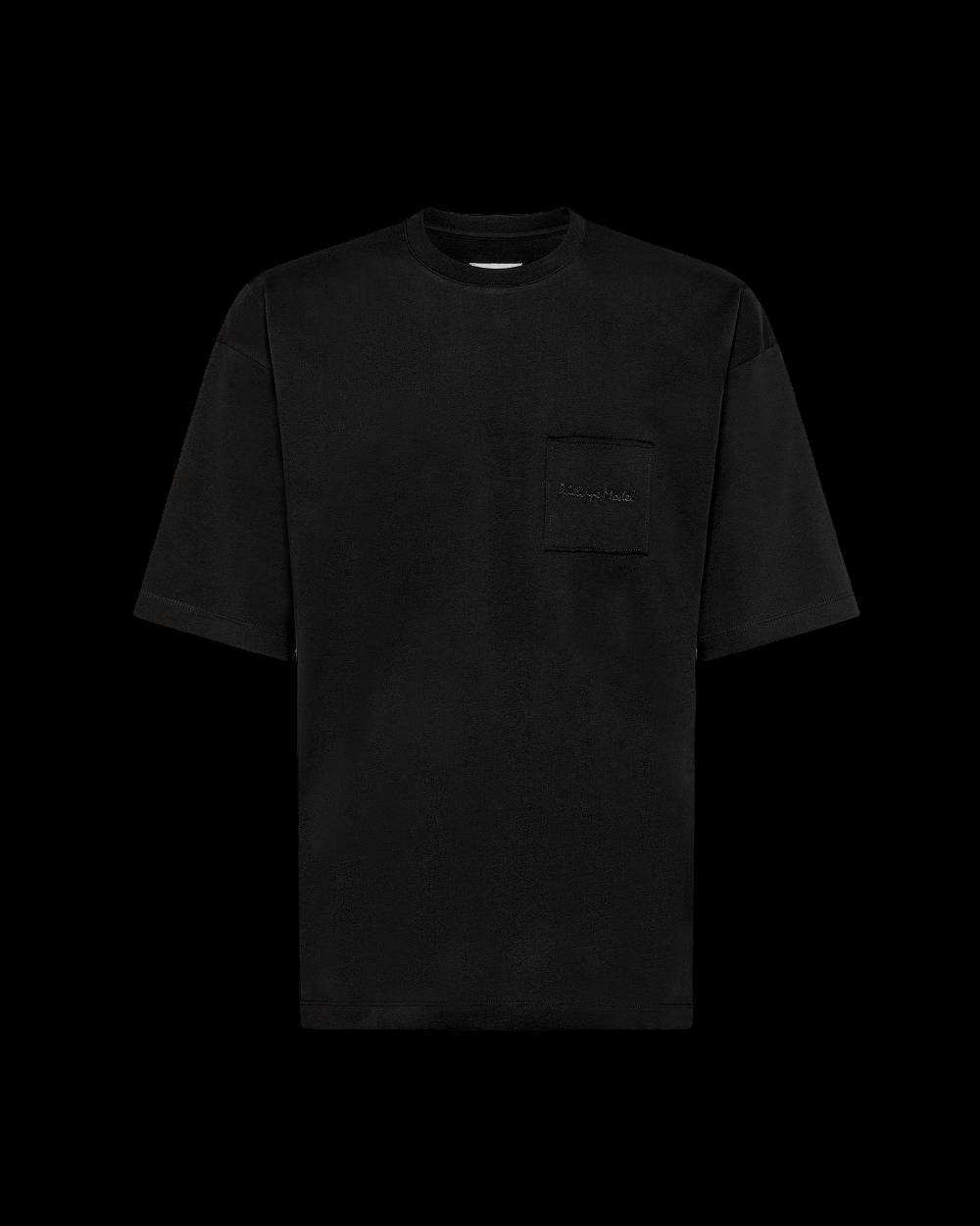 Philippe Model T-Shirt Maurice Da Uomo Nera In Jersey