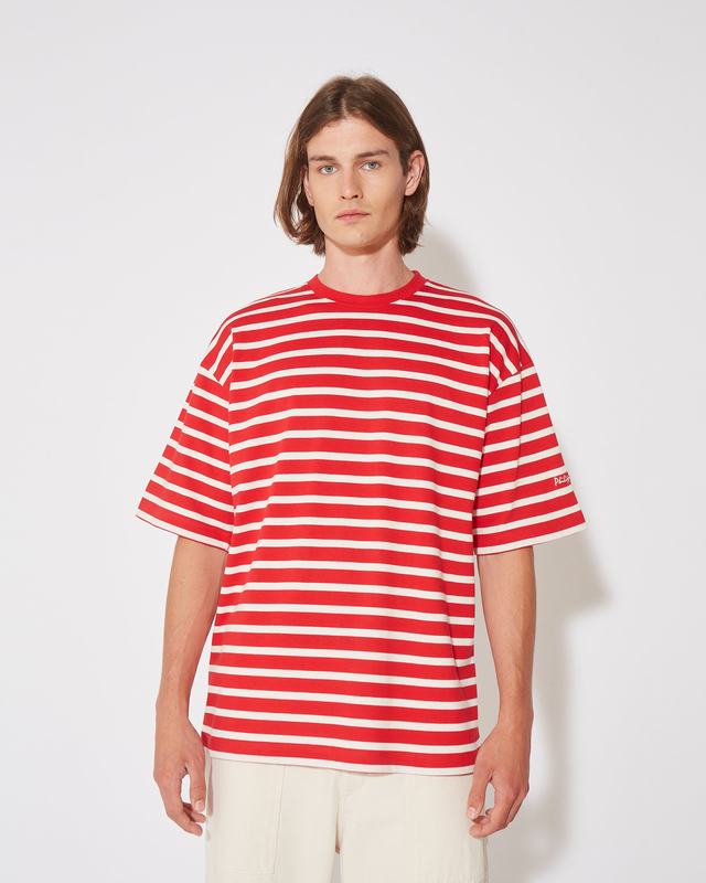 Philippe Model T-Shirt Maurice da Uomo Rossa in Cotone