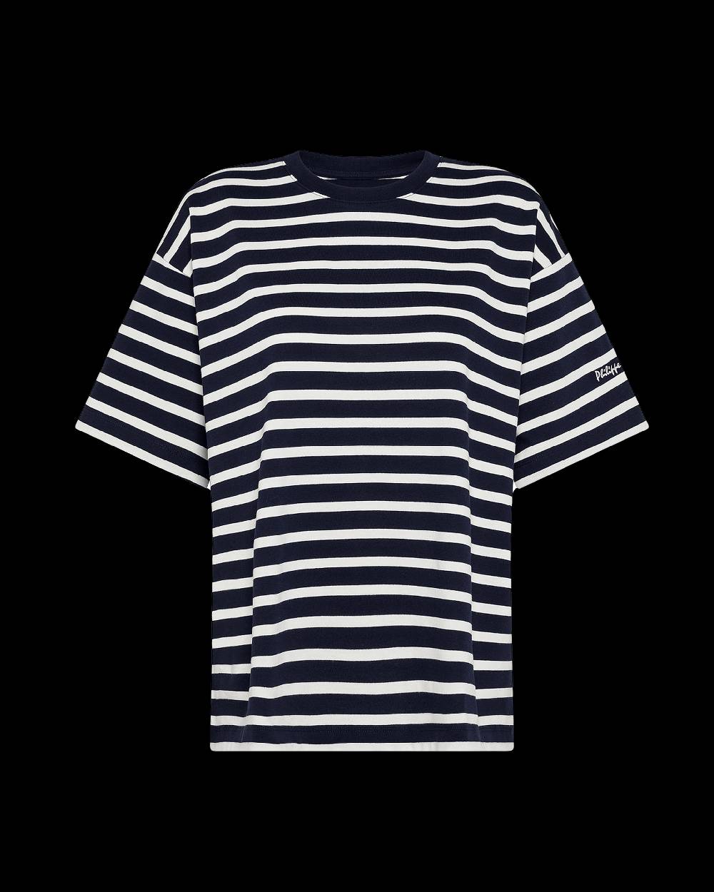 Philippe Model T-Shirt Monique Da Donna Blu In Cotone