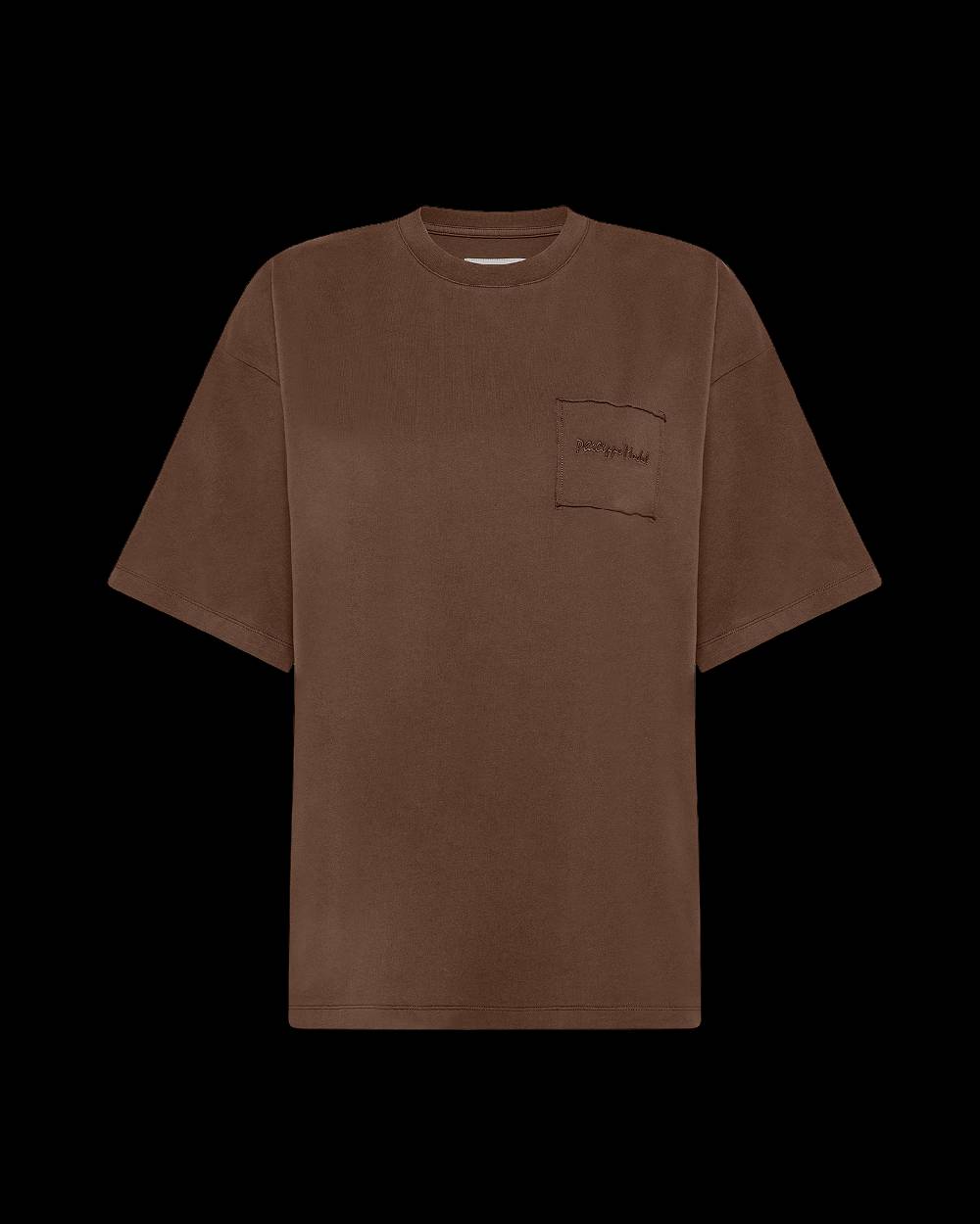 Philippe Model T-Shirt Monique Da Donna Marrone In Jersey