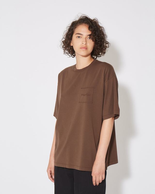 Philippe Model T-Shirt Monique Da Donna Marrone In Jersey